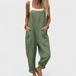 Casual Soft Olive Dungarees - Charlotte & Willow