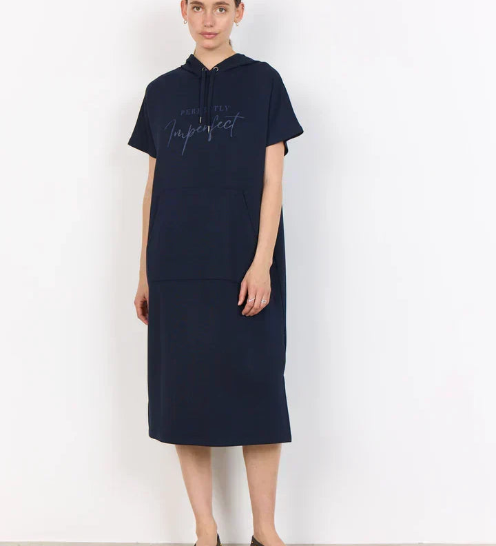 Aoibhfhinn - Chic Hooded Dress - Charlotte & Willow, front