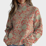 Amélie - Cozy High Neck Knit Sweater