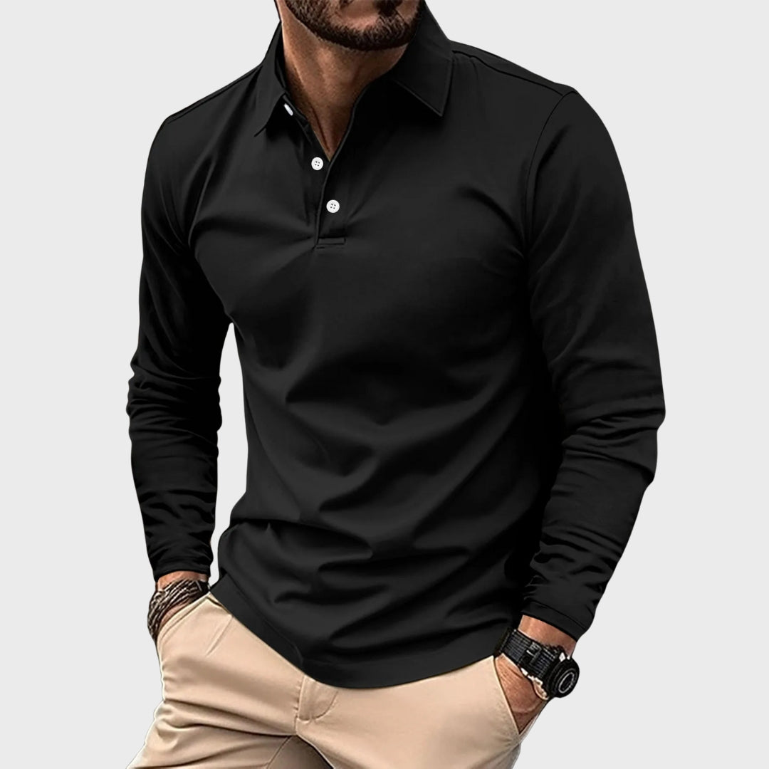 Cian - Chic Polo Shirt - Charlotte & Willow, detail