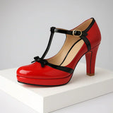 Clara - Chic Leather High Heels