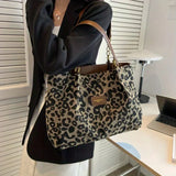 Élise - Stylish Leopard Print Tote