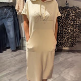 Inès - Chic Hooded Dress