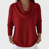 Gaëlle - Elegant Draped Knit Sweater