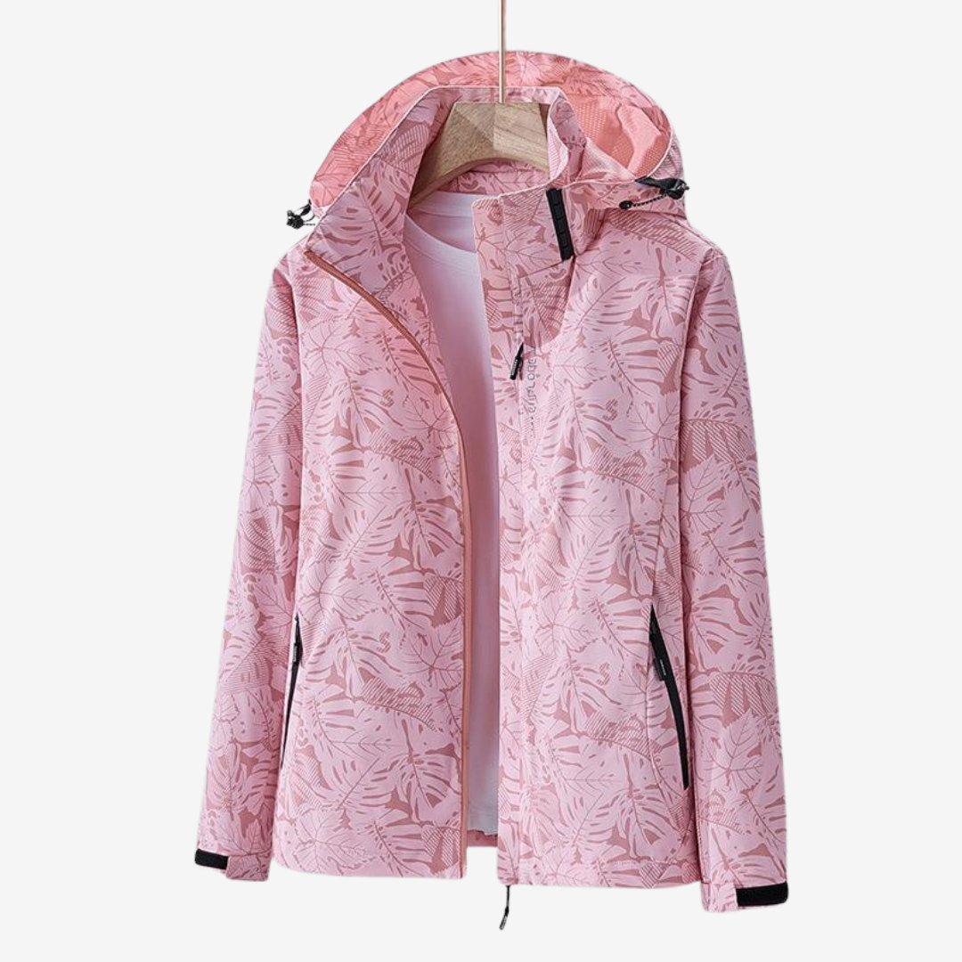 Sarah - Ultralight Waterproof Rain Jacket - Charlotte & Willow, back