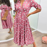 Anaïs - Chic Polka Dot Dress