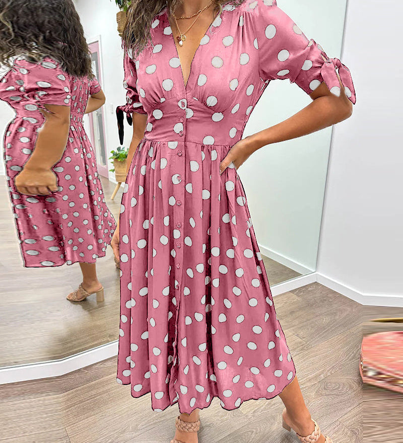Éabha - Chic Polka Dot Dress