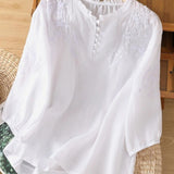 Clara - Stylish Cotton Blouse