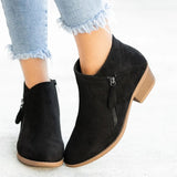 Justine - Chic Suede Ankle Boots