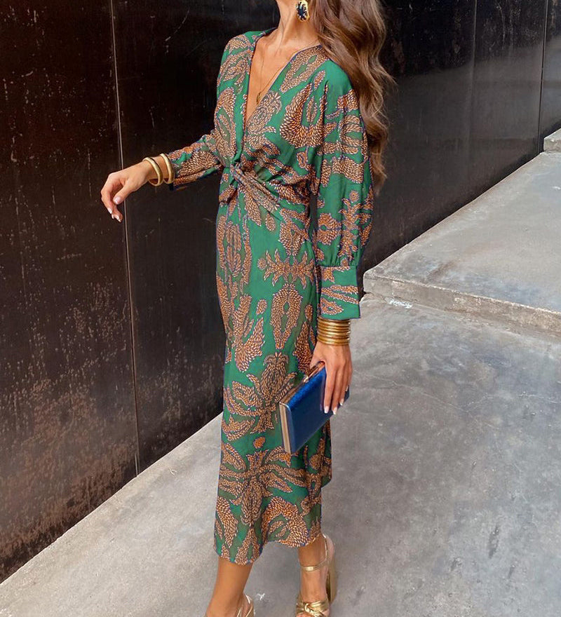 Eibhlín - Sustainable Midi Dress - Charlotte & Willow, styled look