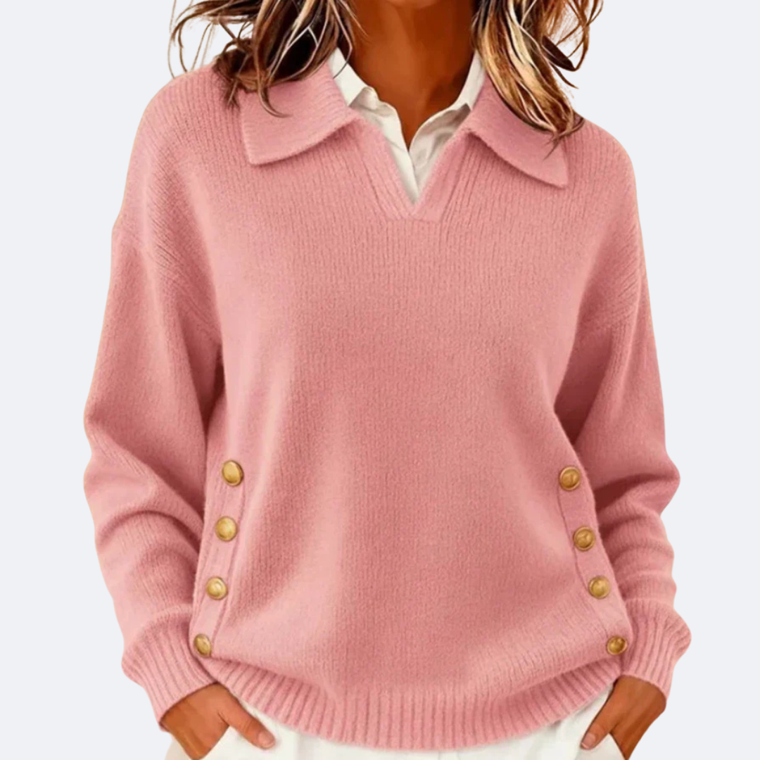 Madeline | Soft Sweater with Chic Collar