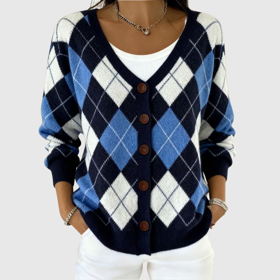 Philomena Cosy Button Up Cardigan - Charlotte & Willow