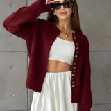 Anaïs - Cardigan with Button Accents