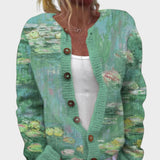 Anaïs - Chic Floral Knit Cardigan