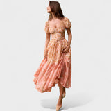 Élodie - Enchanting Floral Midi Dress