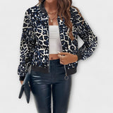 Margot - Chic Leopard Print Jacket