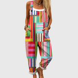 Colourful Patchwork Comfort Dungarees - Charlotte & Willow