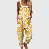 Cozy Printed Dungarees