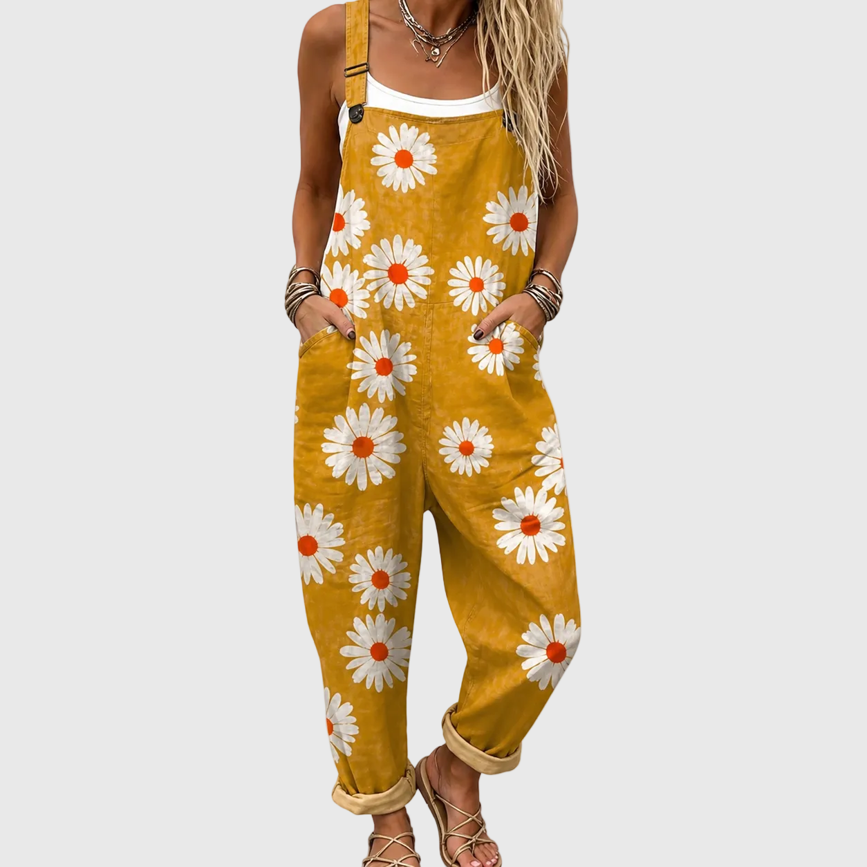 Soft Daisy Dungarees - Charlotte & Willow