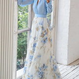 Sorcha Floral Maxi Dress - Charlotte & Willow, detail