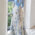 Sorcha Floral Maxi Dress - Charlotte & Willow, side view