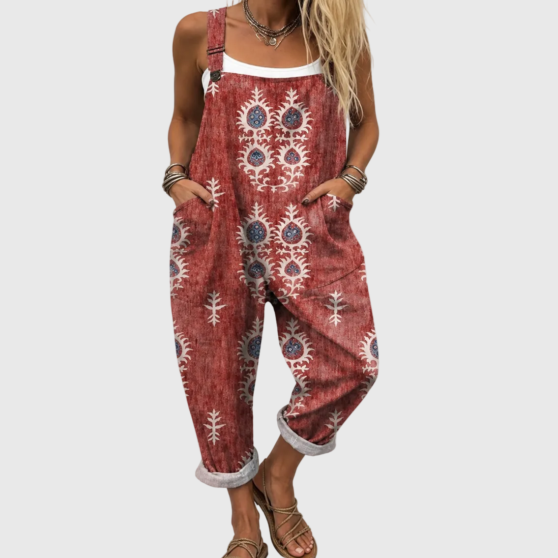 Elegant Soft Boho Jumpsuit - Charlotte & Willow
