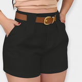 Anaïs - Chic Pleated Shorts