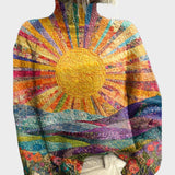Elise - Cozy High Neck Knit Sweater
