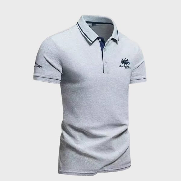Ultan - Stylish Chic Polo - Charlotte & Willow, detail