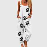 Cozy Printed Dungarees