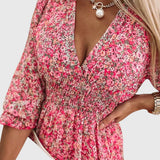 Clara | Floral Puff Sleeve Dress