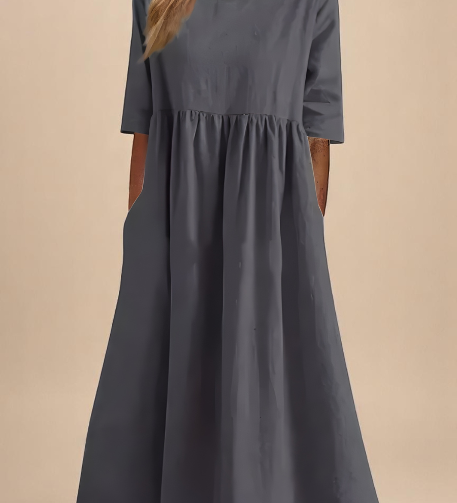 Aveen - Relaxed Dress - Charlotte & Willow, detail