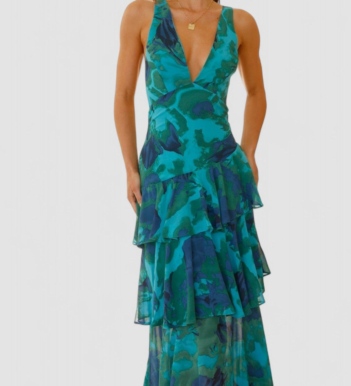 Aisling - Chic Long Maxi Dress - Charlotte & Willow