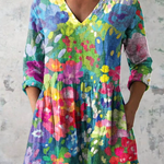 Ailbhe V Neck Long Blouse - Charlotte & Willow