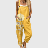 Golden Flower Dungarees - Charlotte & Willow