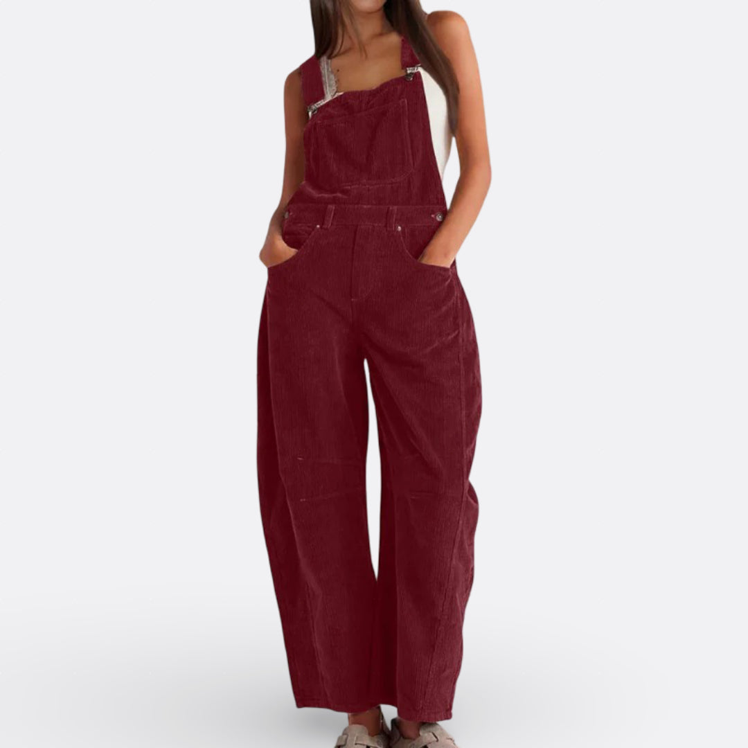 Sorcha - Wide Leg Trousers in Monochrome - Charlotte & Willow, detail