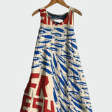 Anaïs - Dress with Sardine Print