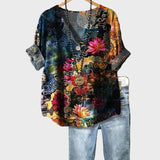 Inès - Chic Floral Top