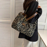 Élise - Stylish Leopard Print Tote