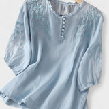 Clara - Stylish Cotton Blouse