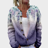 Jeanne - Chic Floral Knit Cardigan