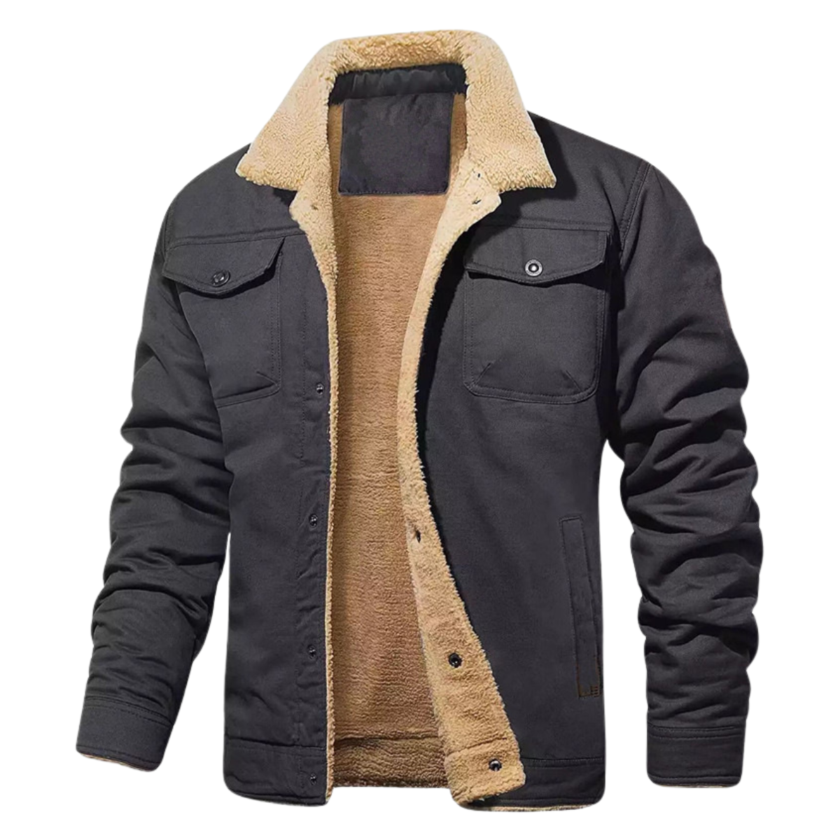 Cormac Timeless Elegant Bomber Jacket - Charlotte & Willow, detail