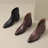 Felicia | Luxury Low-Heel Ankle Boots