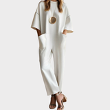 Emmy™ | Elegant Short-Sleeve Jumpsuit