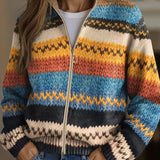 Réiltín | Chevron Stripe Cardigan