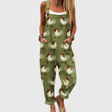Polished Print Dungarees - Charlotte & Willow