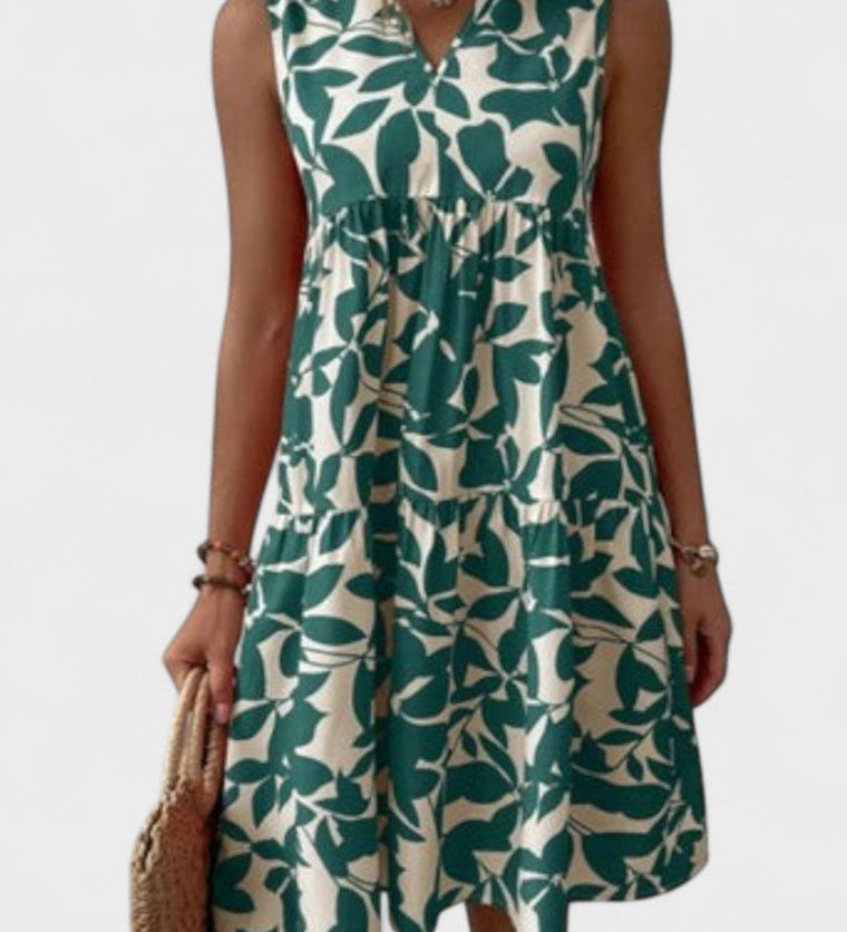 Gormfhlaith - Graceful Floral Gown - Charlotte & Willow