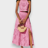 Clara - Blush Lace Ensemble