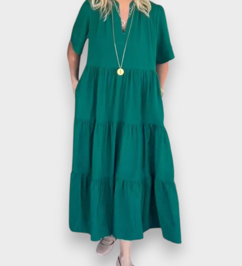 Clodagh - Chic Long Maxi Dress - Charlotte & Willow