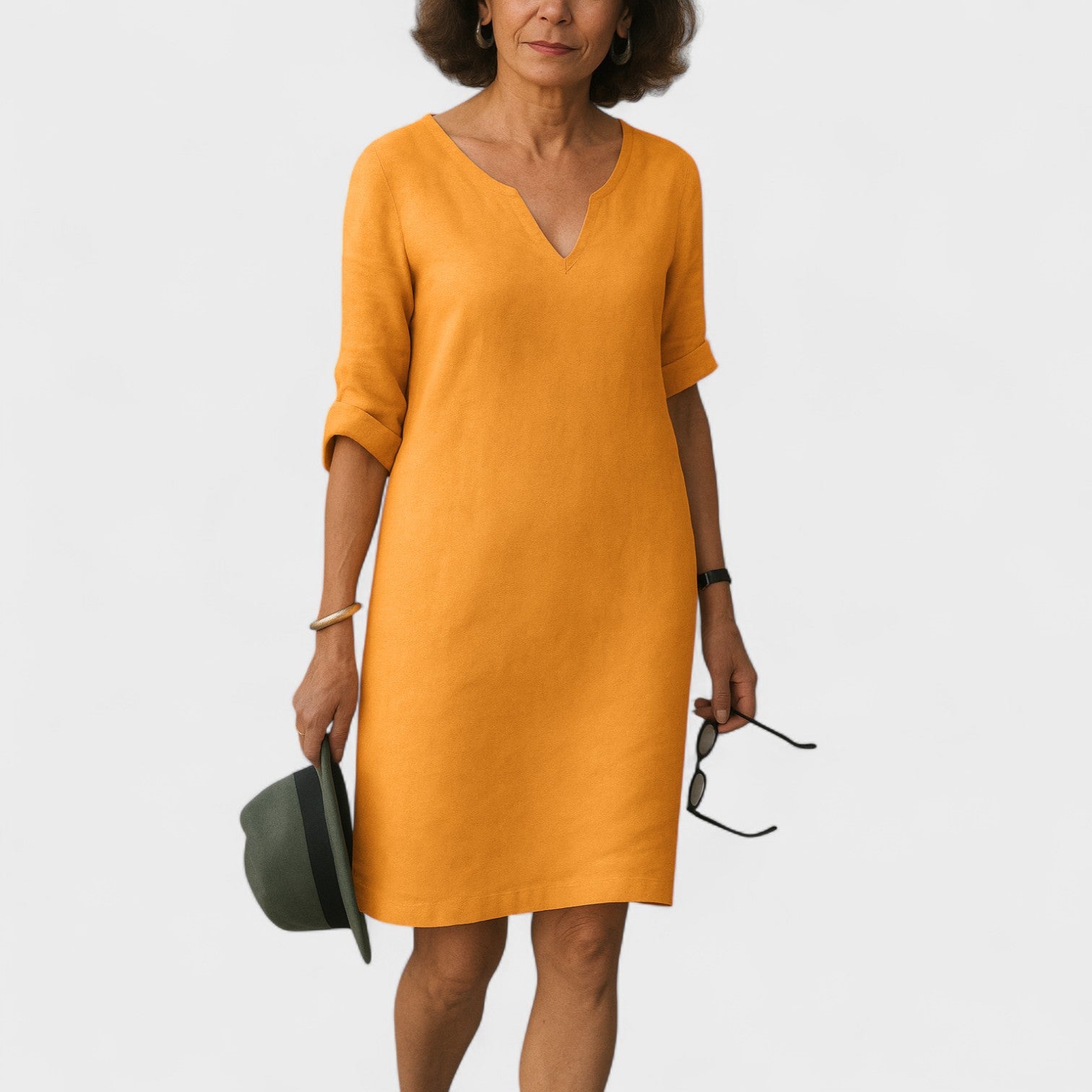 Dervla - Elegant Summer Dress - Charlotte & Willow, detail